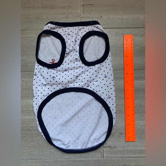 Dog t-shirt nautical theme - Picture 2 of 4